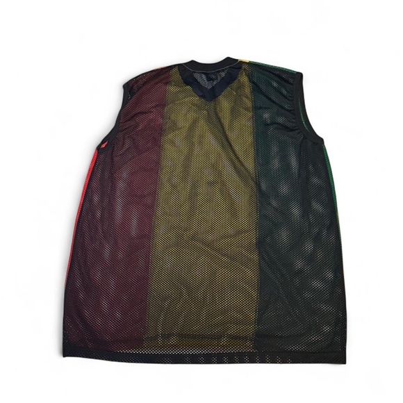 Multicolor Bob Marley Sleeveless Mesh Jersey - Picture 7 of 7